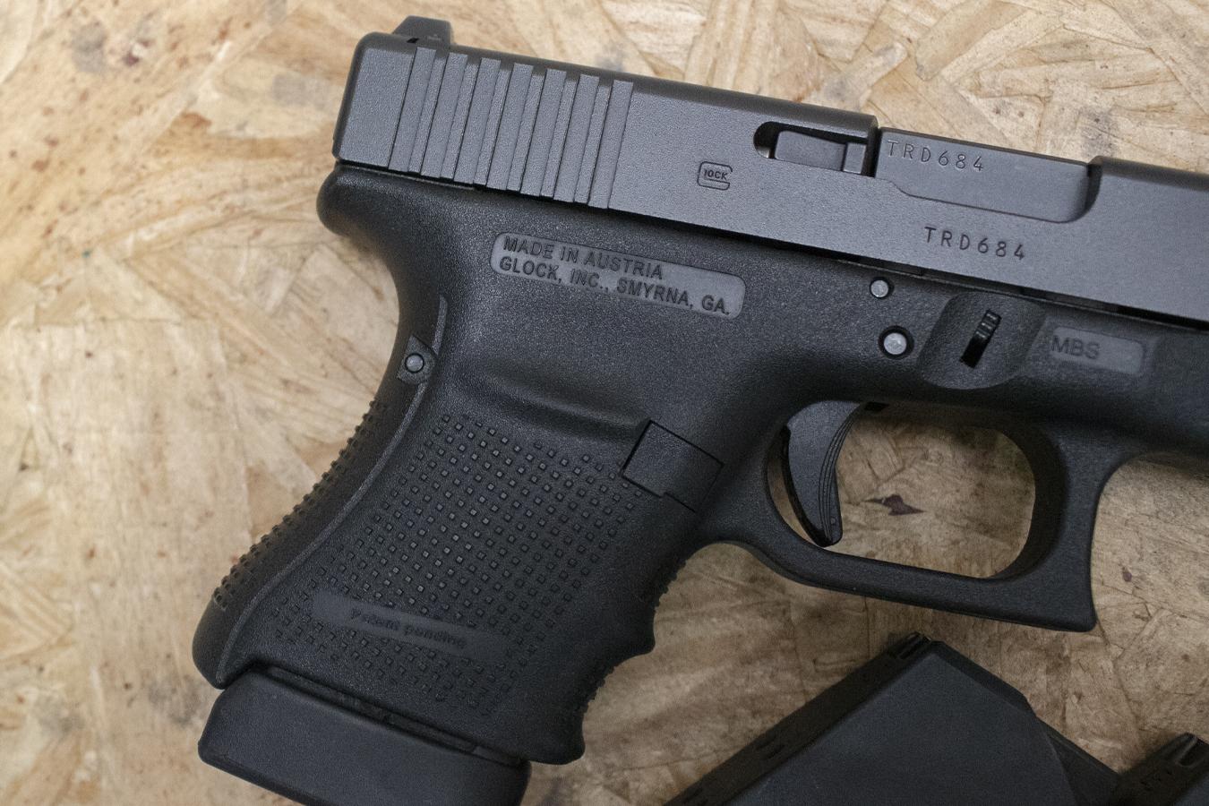 GLOCK 30 Gen4 45ACP Police Trade-In Pistols with Three Magazines